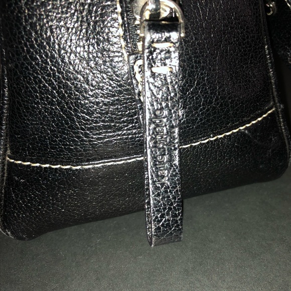 Vintage Kate Spade Small Black Leather Handbag - Picture 6 of 8